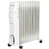 Calorifer electric Hausberg HB-8930AB, 2500 W, 13 elementi, 3 nivele de putere, termostat reglabil